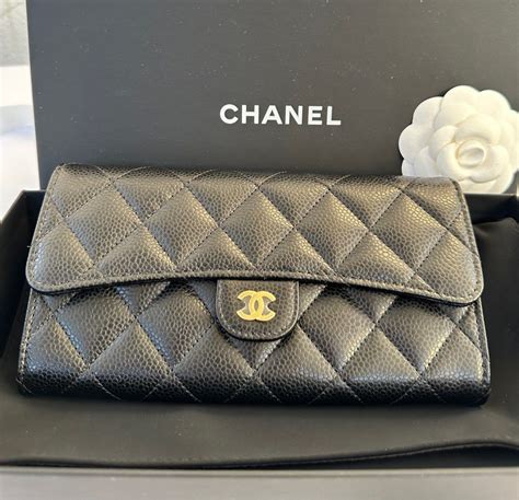 chanel card waller|Chanel long wallet price.